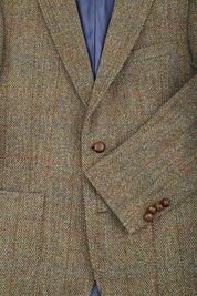 Steppin' Out Sport Jacket Harris Tweed Green