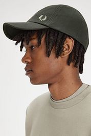 Fred Perry Cap Logo Dark Green 
