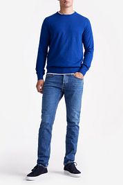 King Essentials The John Pullover Merino Royal Blue