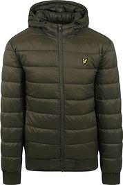 Lyle & Scott Baffle Jacket Dark Green