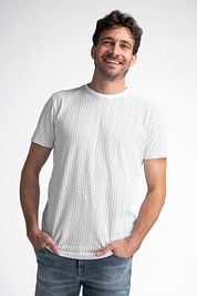 Petrol T-Shirt Myrtle Beach Print Wit
