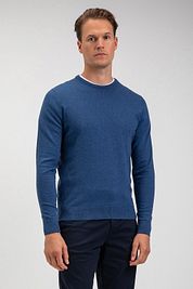 McGregor Pullover Wool Blend Mid Blauw