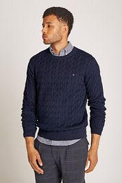Tommy Hilfiger Pullover Cable Navy