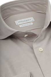Profuomo Japanese Knitted Shirt Melange Beige