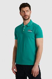 PME Legend Piqué Polo Shirt Logo Green