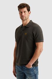 PME Legend Polo Shirt Knitted Beluga Green