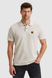 PME Legend Polo Shirt Knitted Ecru
