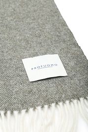 Profuomo Scarf Lambswool Green Beige