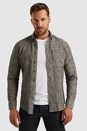 PME Legend Shirt Print Slub Grey