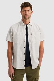PME Legend Short Sleeve Shirt Dobby Off White