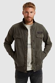 PME Legend Sweat Button Jacket Dark Green