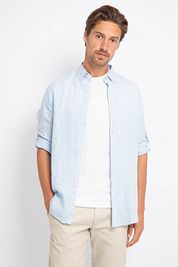 Suitable Shirt Linen Light Blue