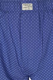 Steppin' Out Boxershort Geo Printed Blue