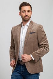 Suitable Sports Jacket Heleen Corduroy Brown 