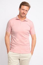 Suitable Liquid Polo Shirt Light Pink
