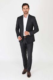 Suitable Suit Toulon Serge Wool Uni Black