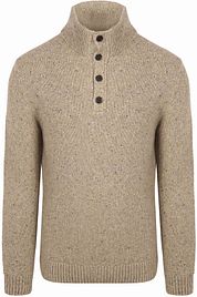 Gant Mocker Pullover Wool Blend Sand
