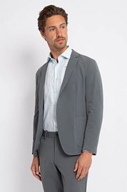 Suitable Shirt Twill Stripes Light Blue