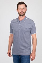Suitable Oxford Polo Shirt Gray