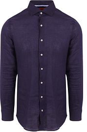 Suitable Shirt Linen Navy