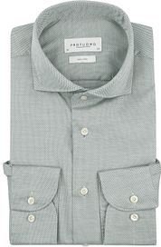 Profuomo Basketweave Shirt Green