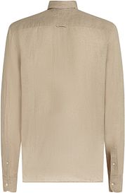 Tommy Hilfiger Shirt Linen Sandalwood