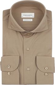 Profuomo Japanese Knitted Shirt Beige