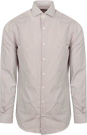 Steppin' Out Shirt Stripe Brown