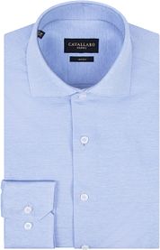 Cavallaro Piqué Shirt Light Blue