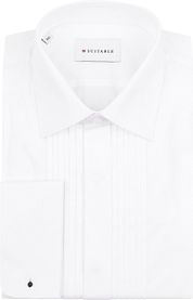 Tuxedo Shirt Pleated Wing Tip