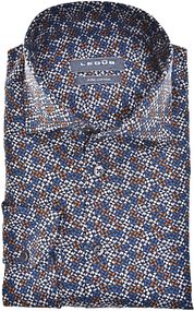 Ledub Shirt Print Dark Blue