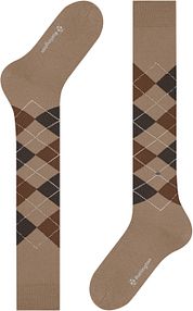 Burlington Edinburgh Knee Socks Wool Beige
