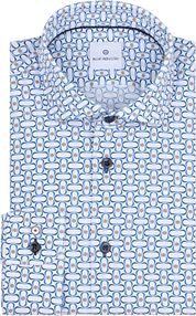 Blue Industry Shirt Print Blue 