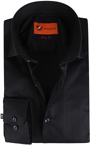 Suitable Shirt Skinny Fit Black