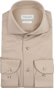 Profuomo Knitted Shirt Beige