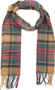Barbour Scarf New Check Tartan Gold