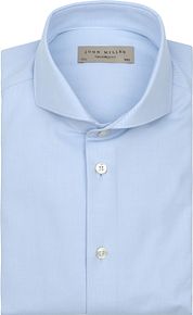 John Miller Shirt Twill Light Blue
