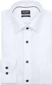 Olymp Luxor Shirt Diamond Twill White