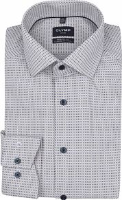 Olymp Luxor Shirt Print Beige