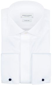 Profuomo Tuxedo Shirt White