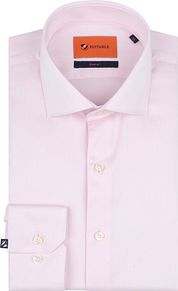 Suitable Shirt Extra Long Sleeves Twill Pink