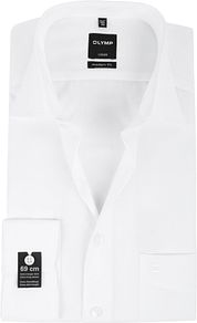 Olymp Luxor Extra Long Sleeve Shirt Modern Fit White