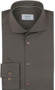 Pure The Functional Shirt Super Stretch Brown