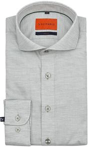 Suitable Melange Shirt Light Green