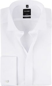 Olymp Luxor Tuxedo Shirt White French Cuffs