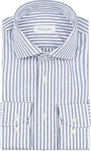 Profuomo Shirt Stripe Blue