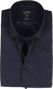 OLYMP Luxor Modern Fit Jersey Stretch 24/Seven Navy Shirt
