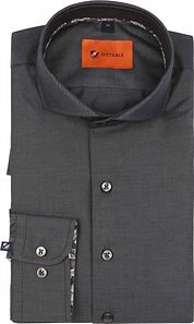 Suitable Twill Shirt Anthracite