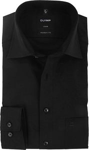Olymp Luxor Shirt Black Modern Fit