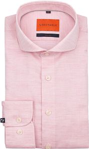 Suitable Melange Shirt Pink